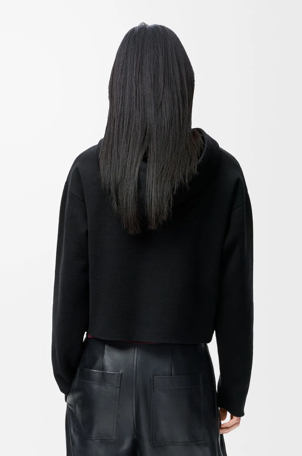 Zip-Up Hoodie In Wool