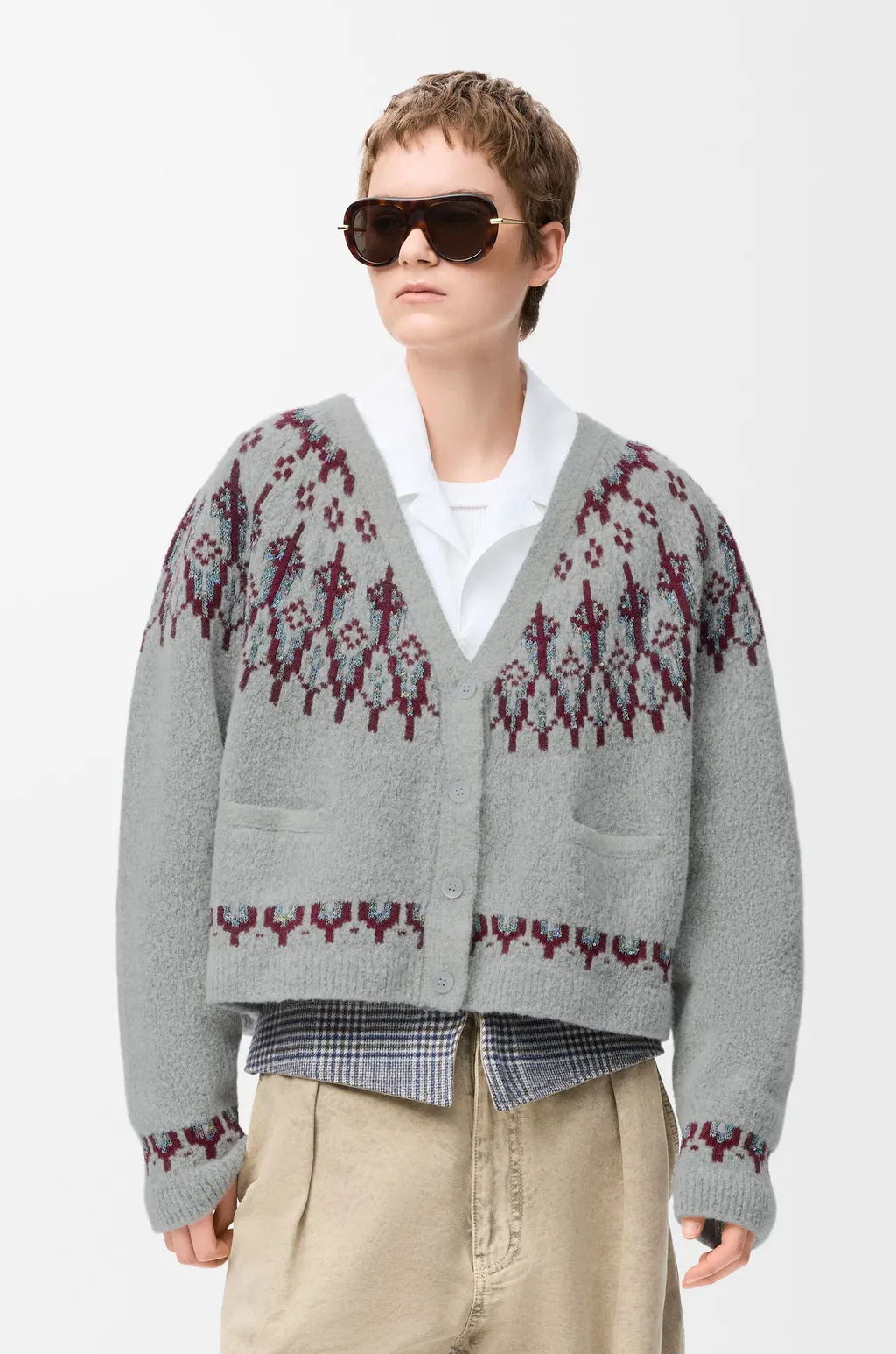 Cardigan In Wool Blend