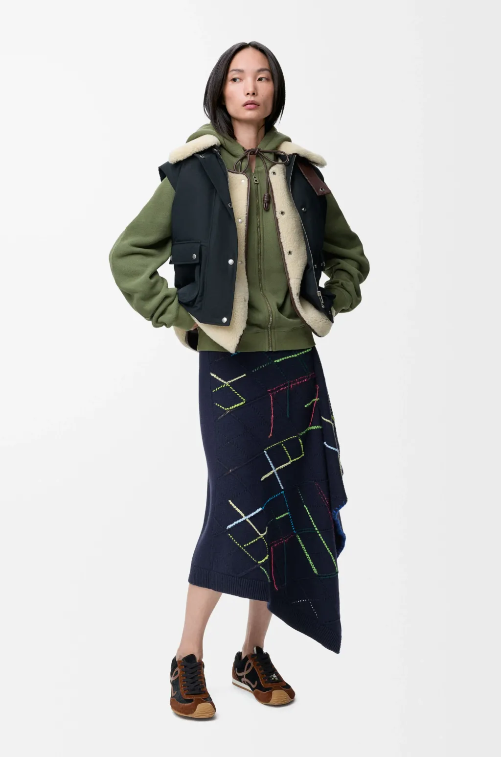 Flamenco Hoodie In Cotton And Cashmere