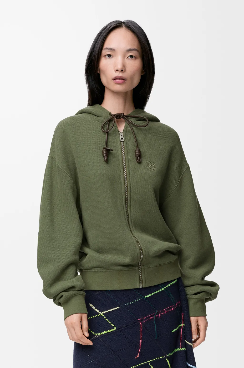 Flamenco Hoodie In Cotton And Cashmere