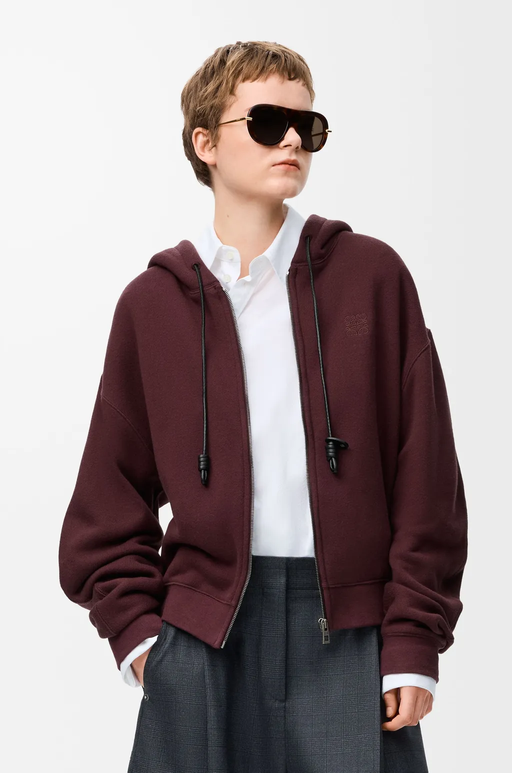 Flamenco Hoodie In Cotton And Cashmere