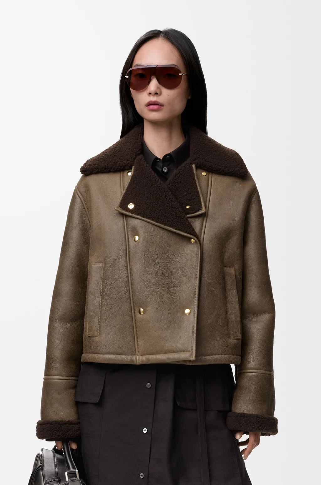 Jacket In Shearling