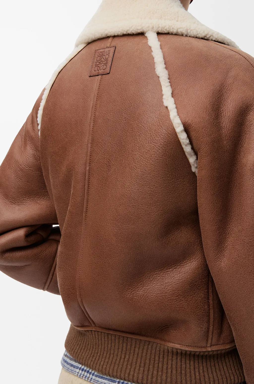 Bomber Jacket In Shearling