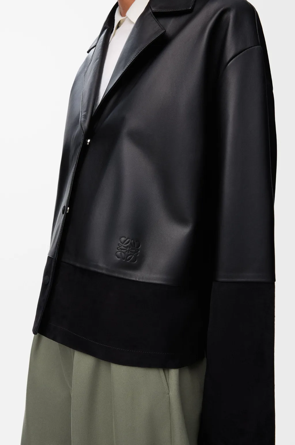 Pyjama Blouse In Nappa Lambskin