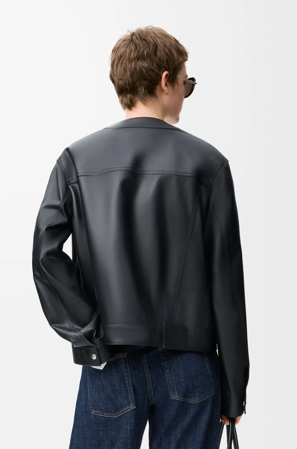 Cardigan In Nappa Lambskin