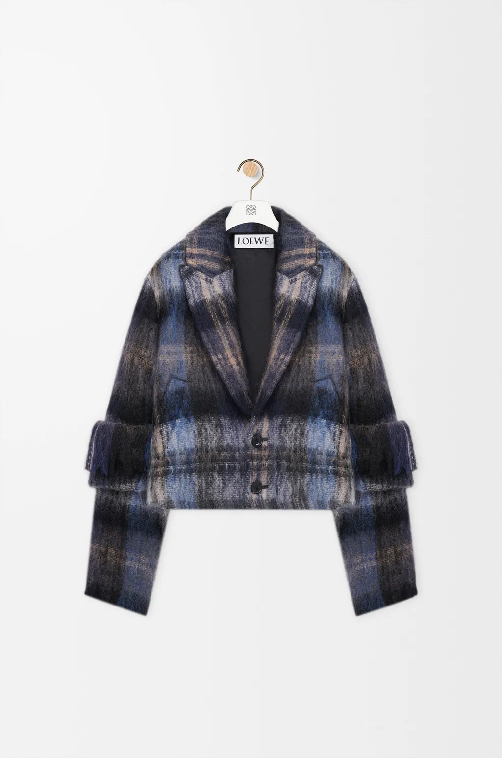 Jacket In Mohair And Wool Blend