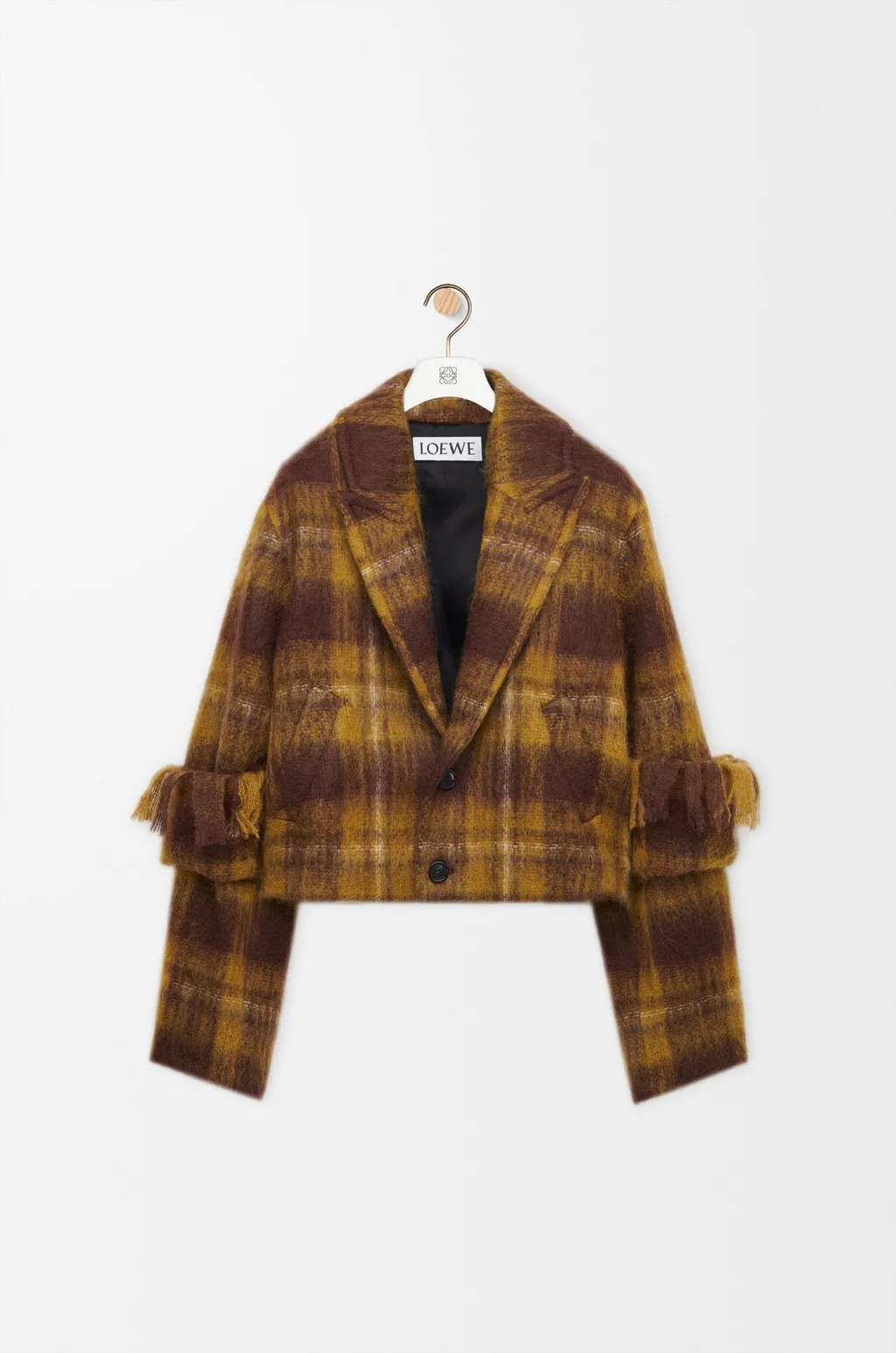 Jacket In Mohair And Wool Blend