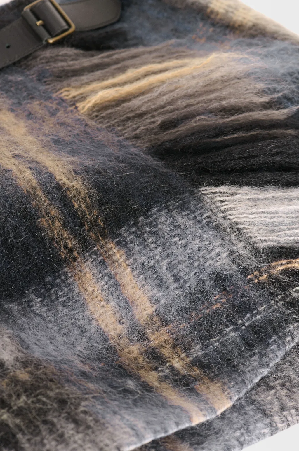 Skirt In Mohair And Wool Blend