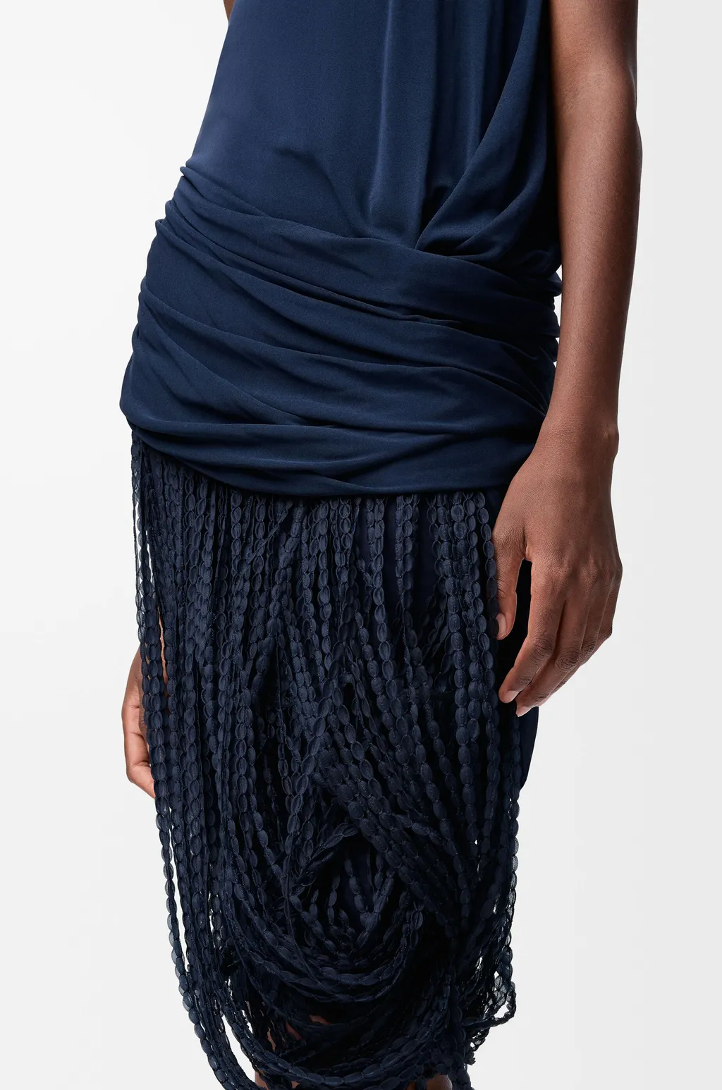Embellished Dress In Viscose