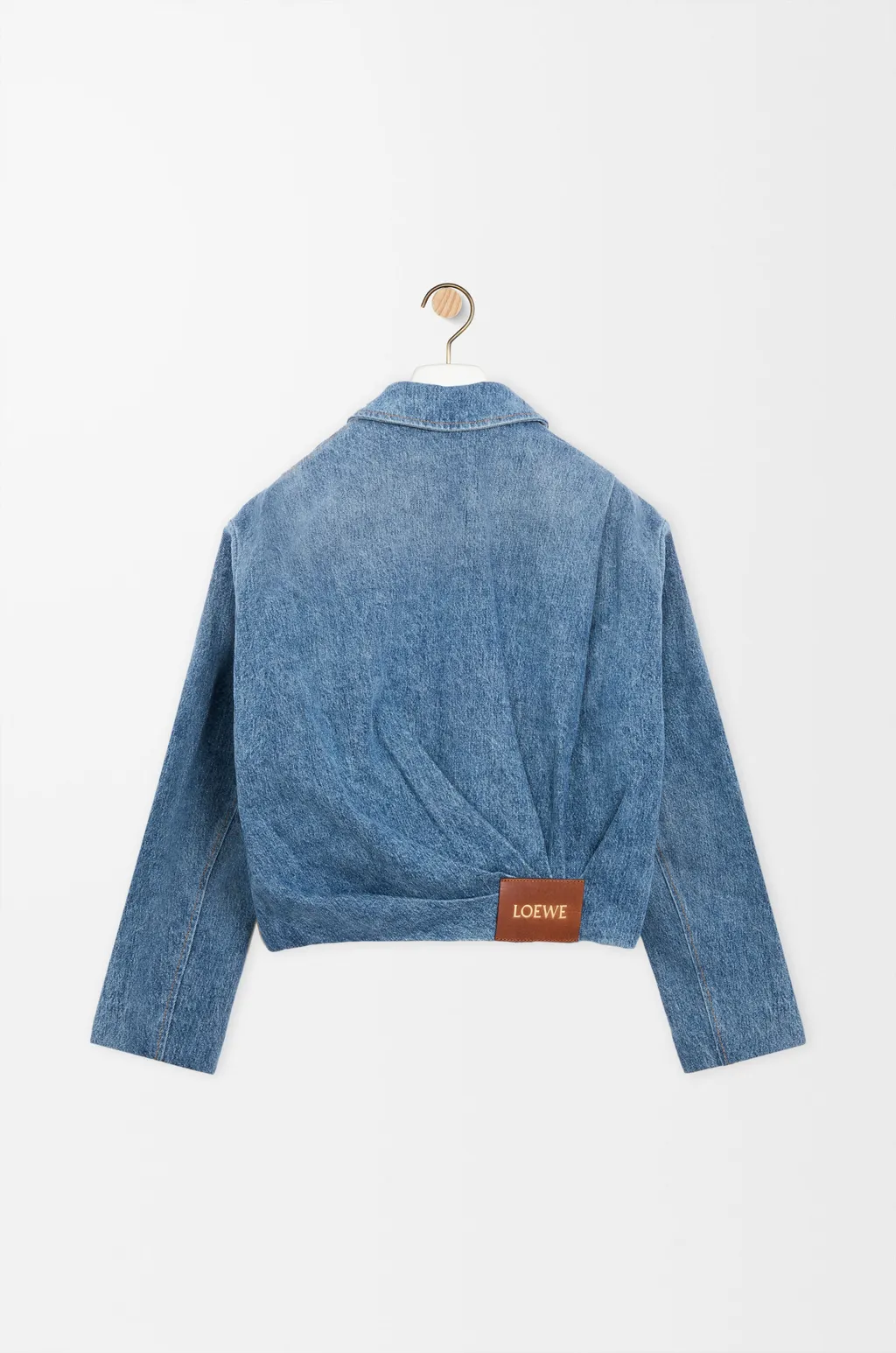 Draped Jacket In Denim