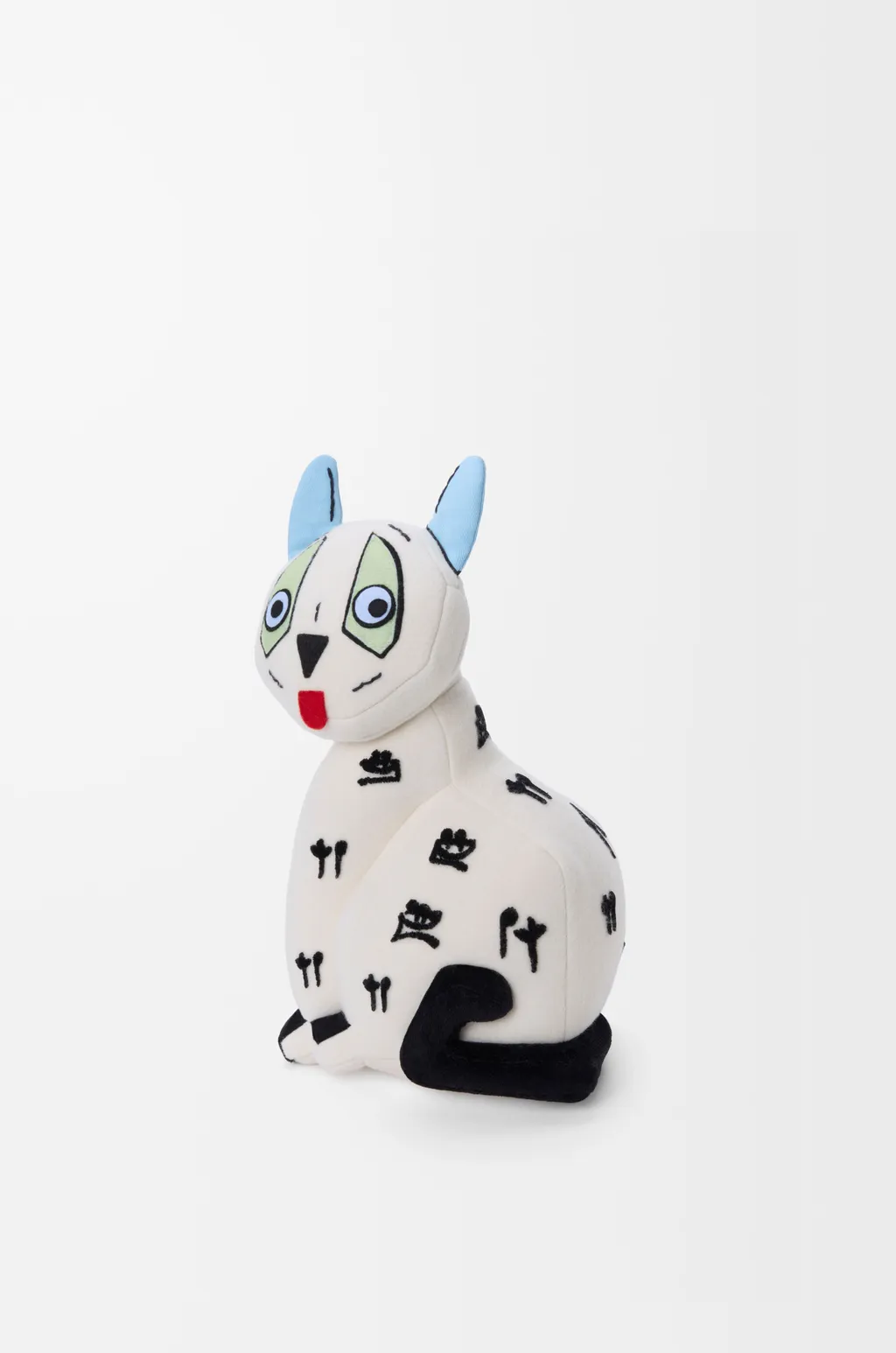 Cat Stuffed Toy In Cotton Velvet