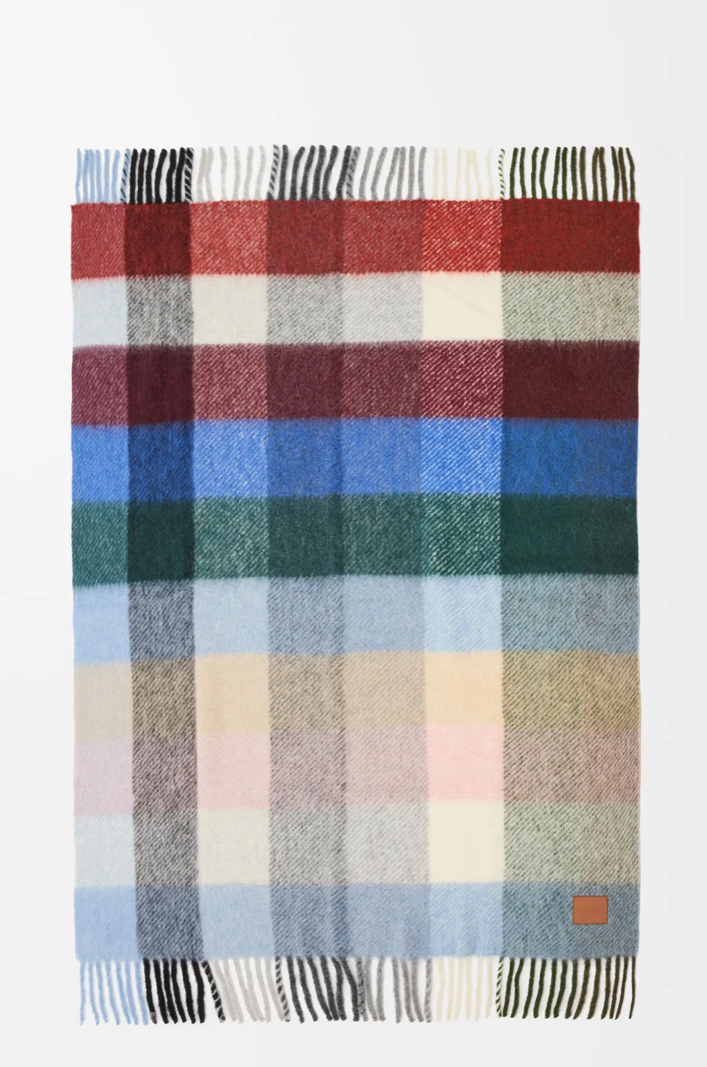 Blanket In Alpaca And Wool Blend