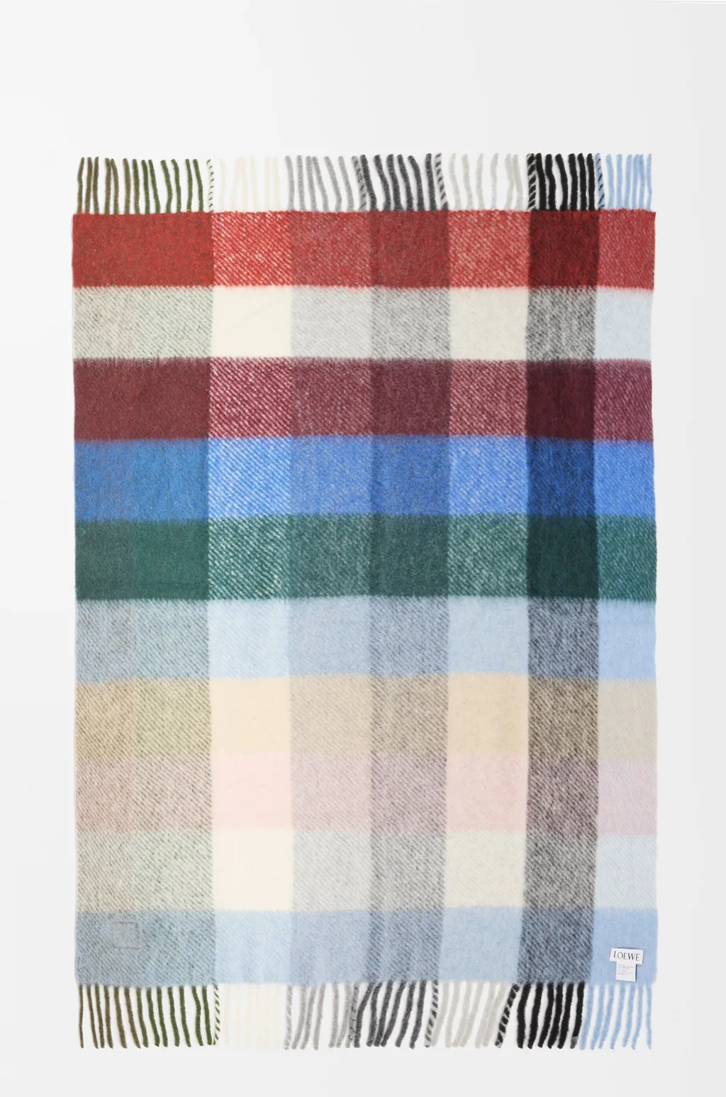 Blanket In Alpaca And Wool Blend