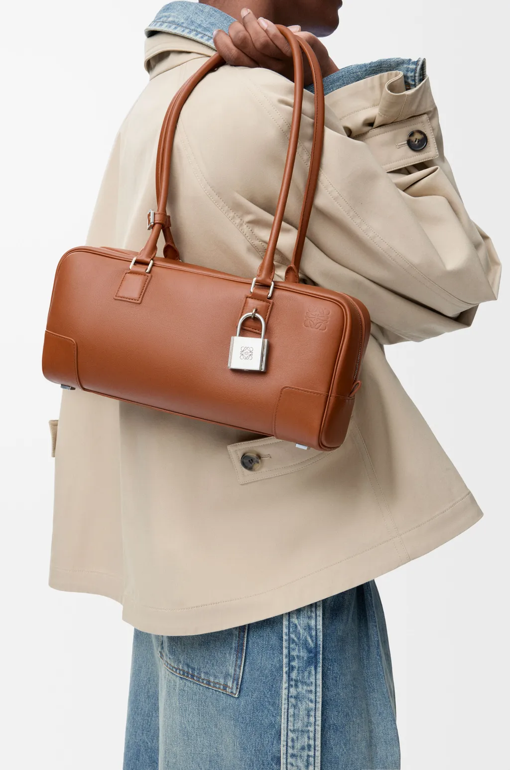 Amazona 31 Cropped Bag In Shiny Calfskin