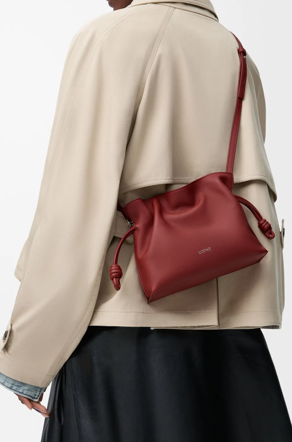 Mini Flamenco Clutch In Nappa Calfskin