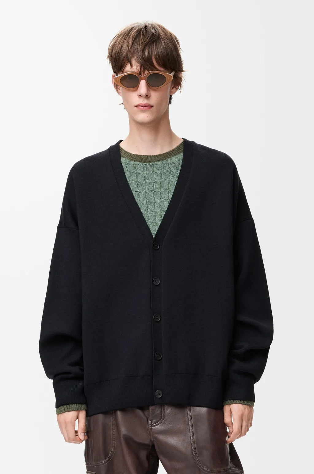 Cardigan In Wool Blend