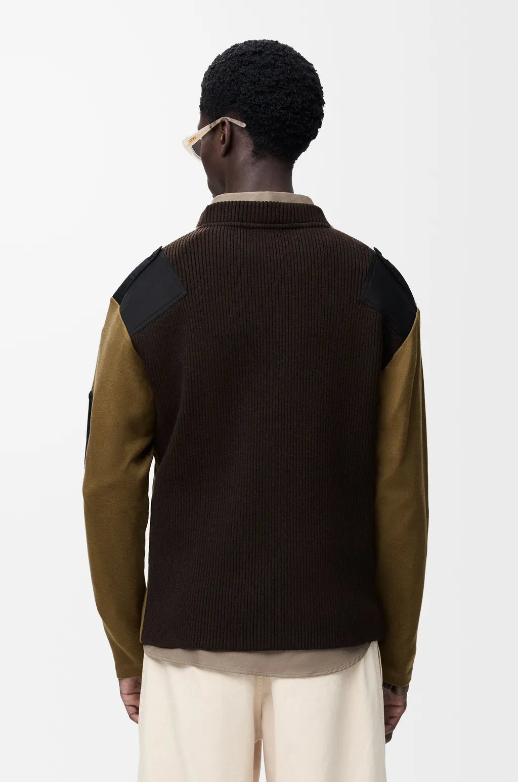 Long Sleeve Top In Cotton Blend