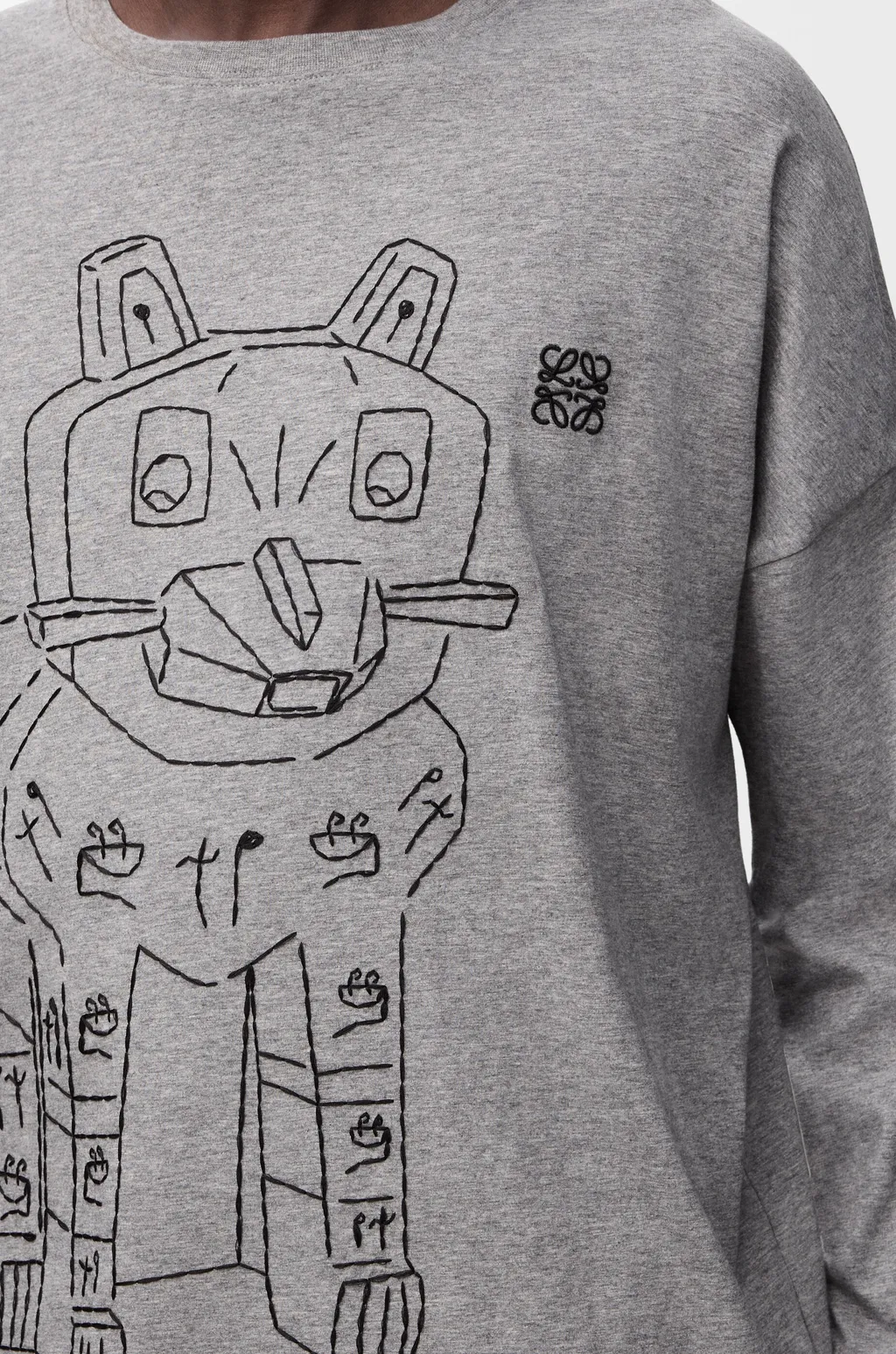Long Sleeve T-Shirt In Cotton