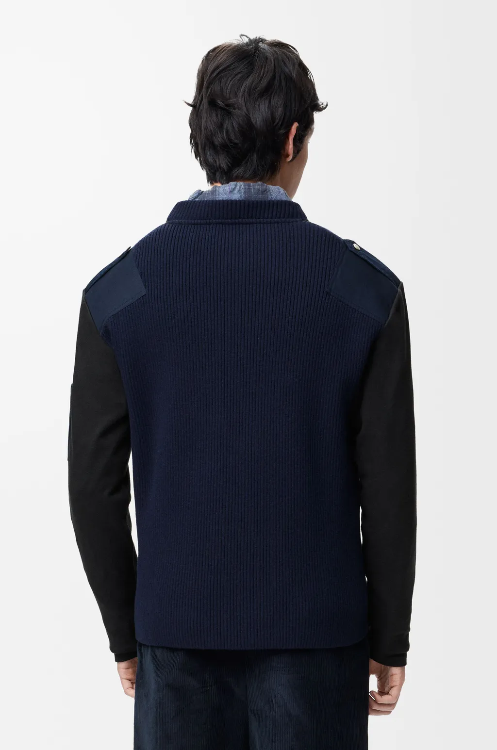 Long Sleeve Top In Cotton Blend