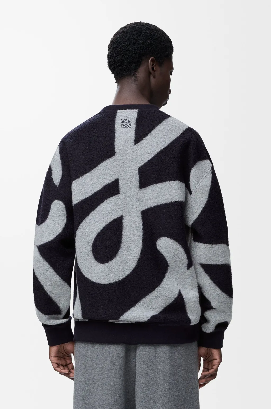 Sweatshirt In Wool And Cotton