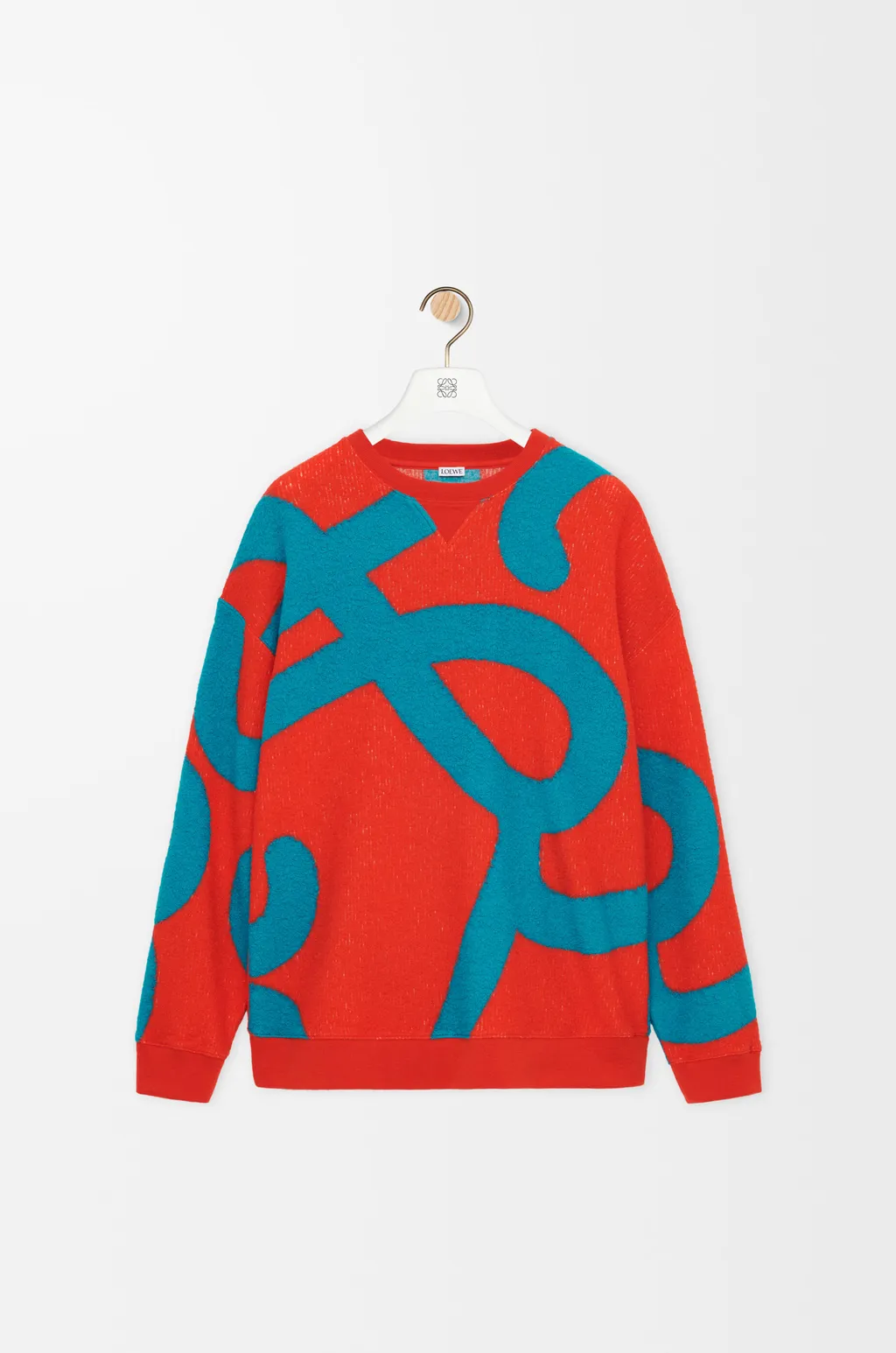Sweatshirt In Wool And Cotton