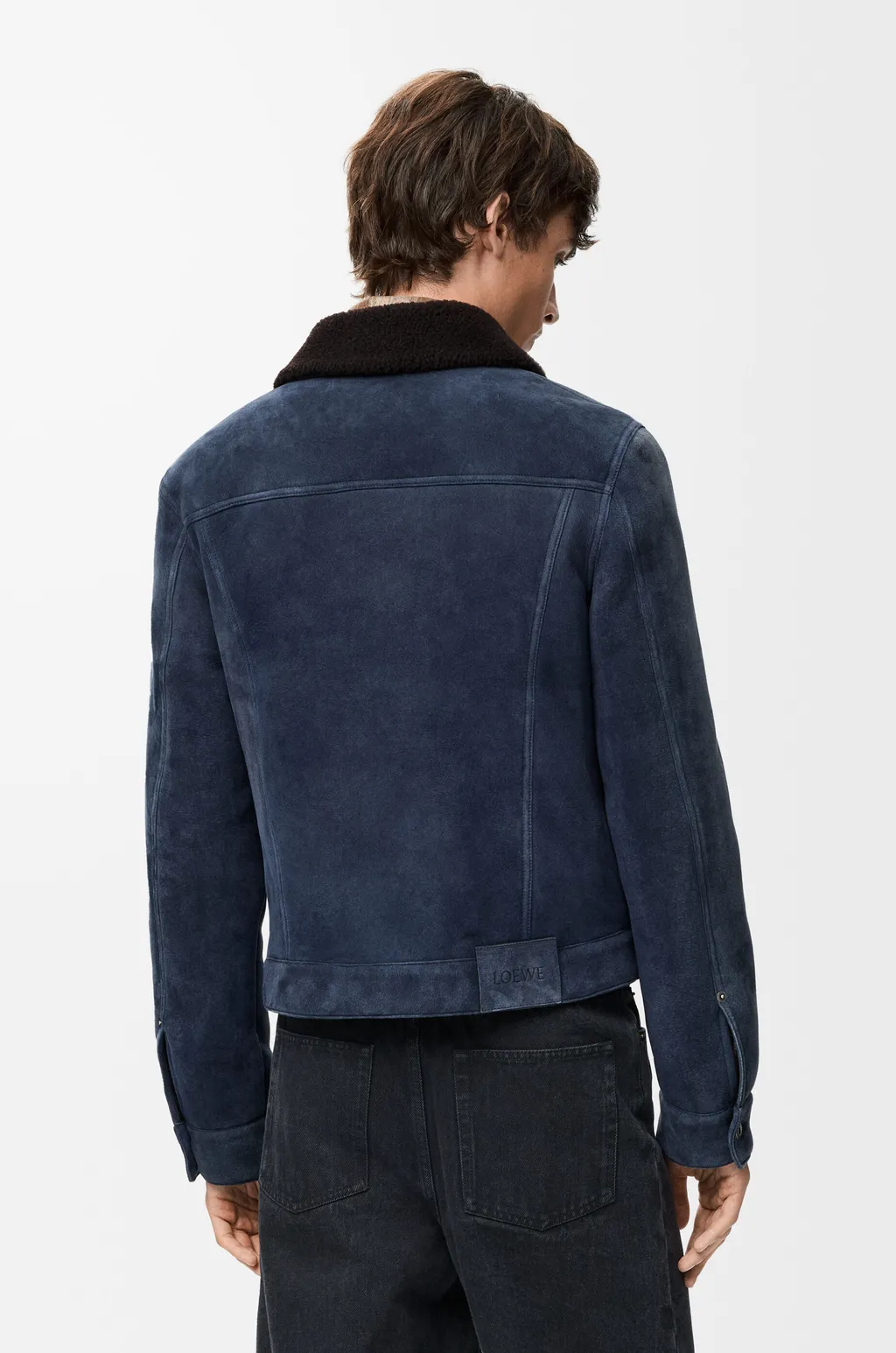 Trucker Jacket In Shearling