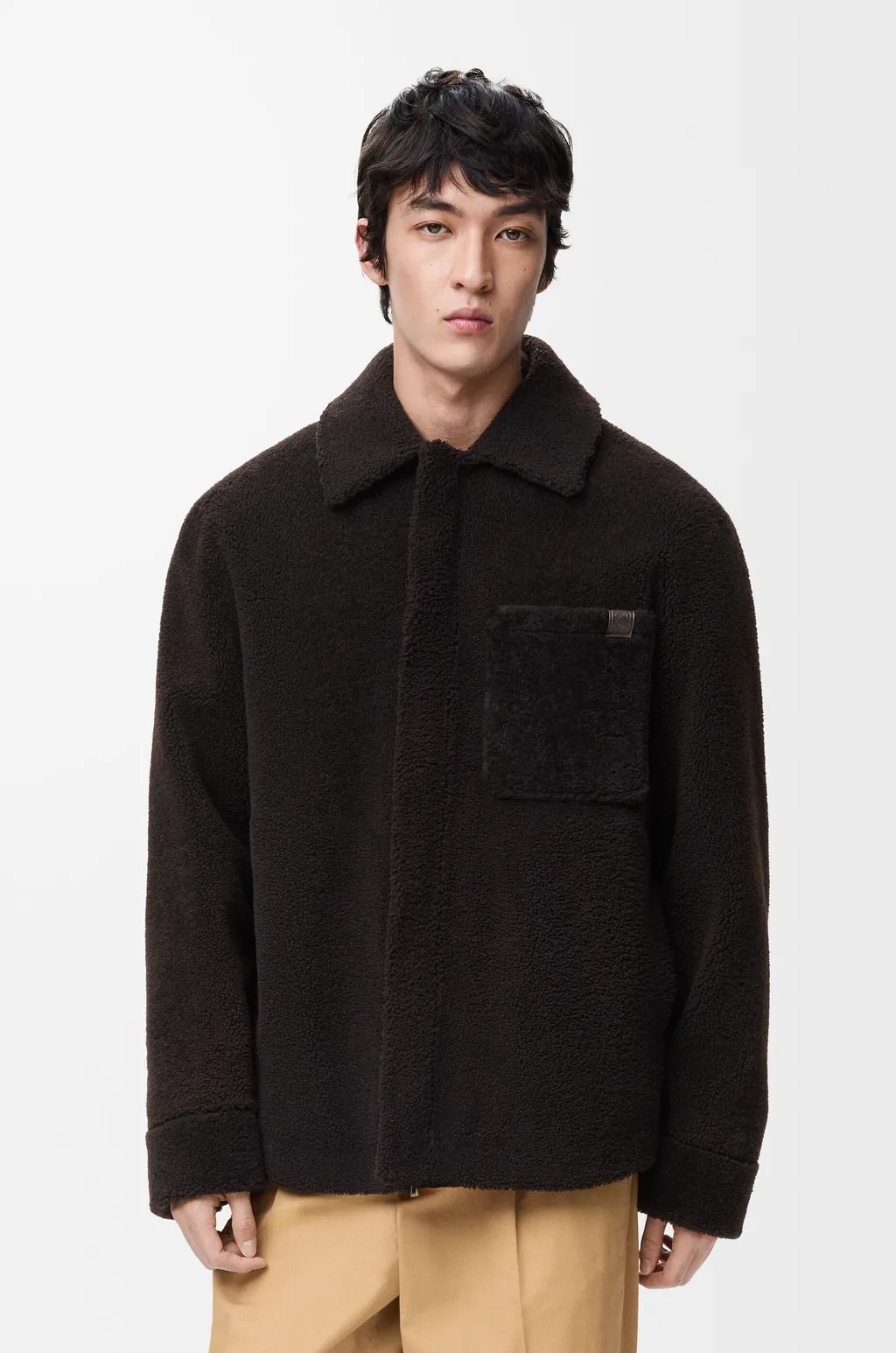 Overshirt In Shearling
