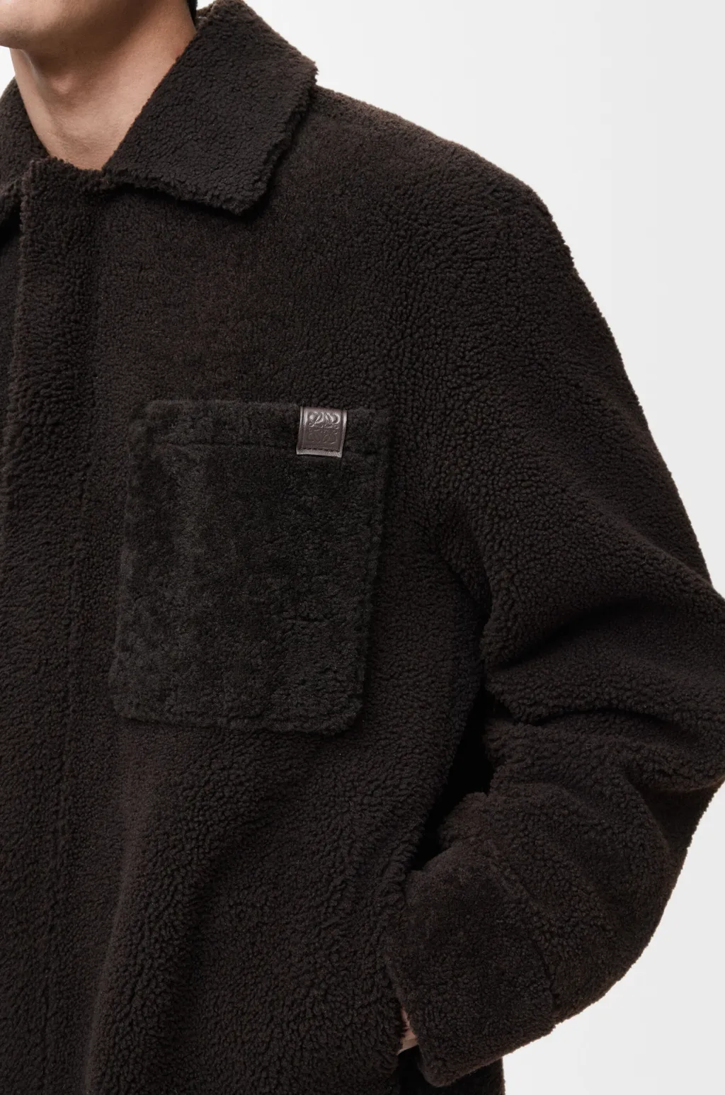 Overshirt In Shearling