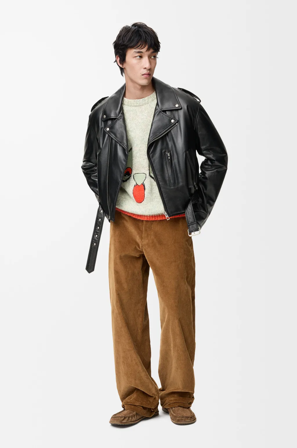 Biker Jacket In Nappa Lambskin