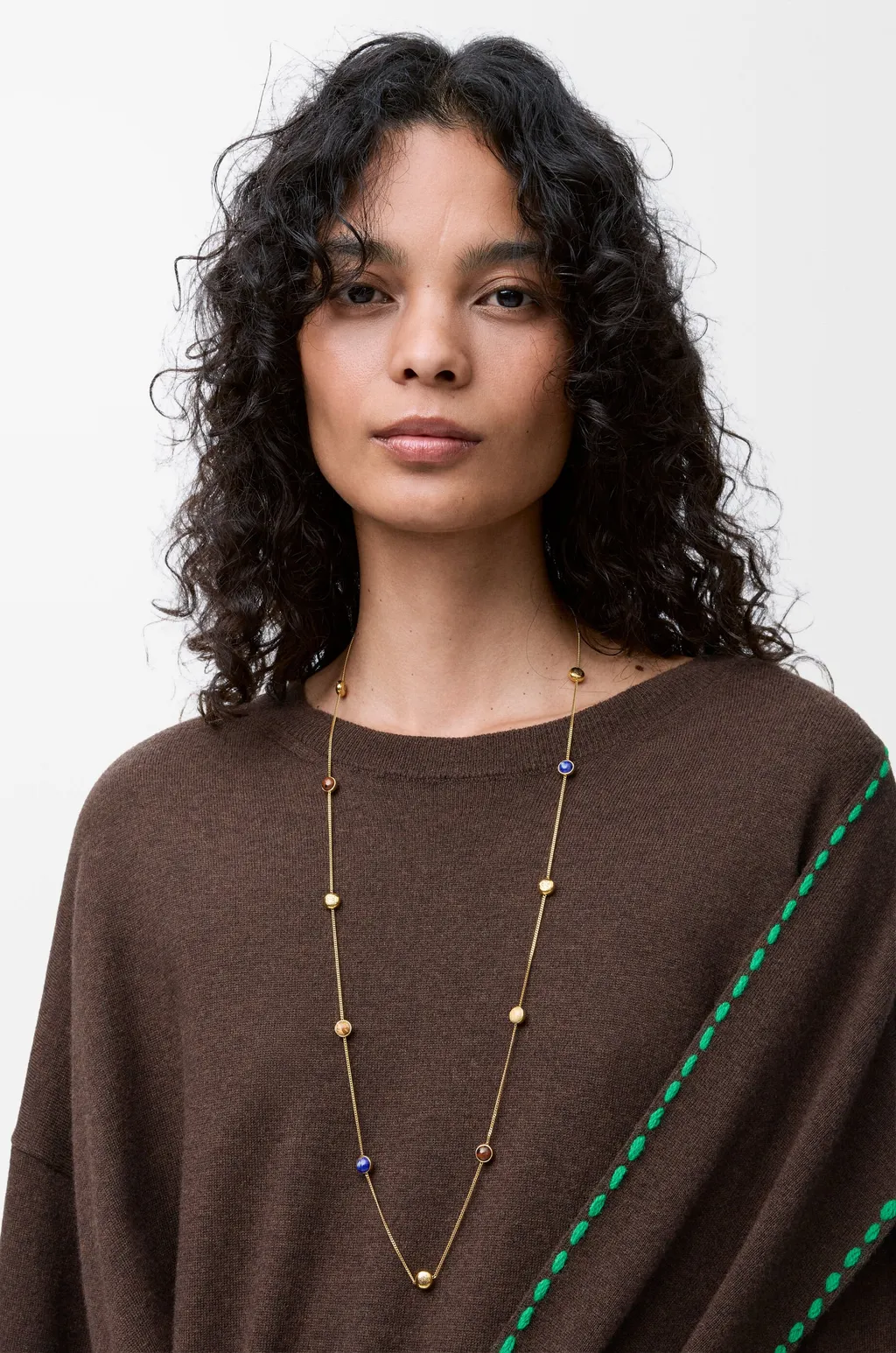 Anagram Pebble Necklace