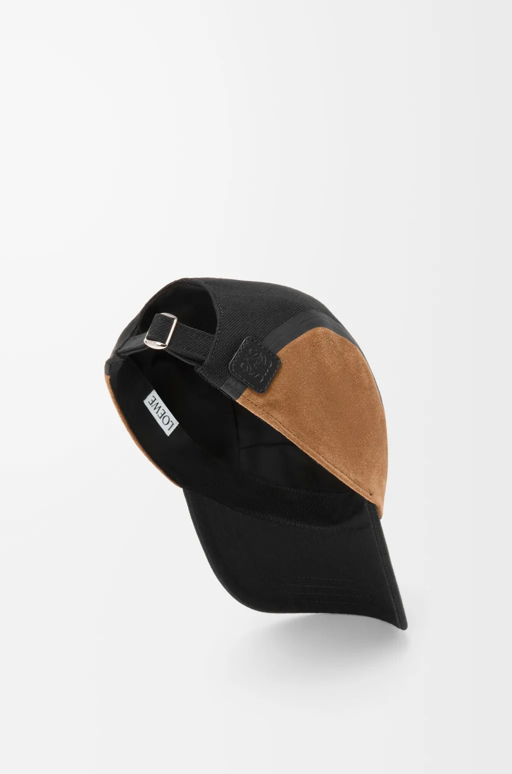 Camp Cap In Canvas And Suede