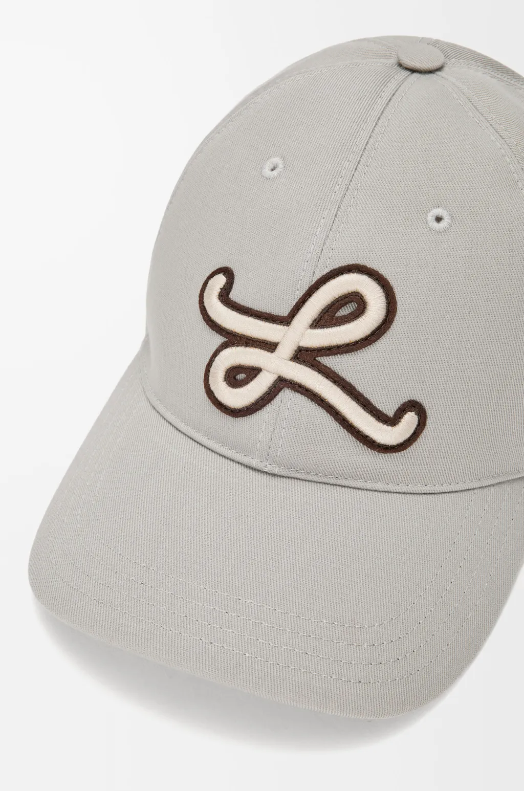 L Patch Cap In Cotton
