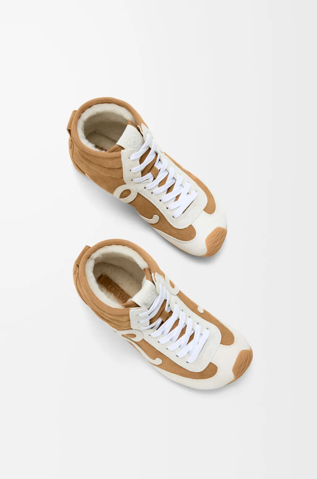 Ballet Runner 2.0 High-Top In Suede And Shearling