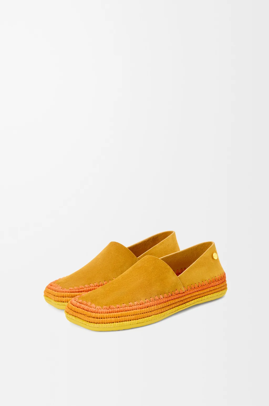 Rio Slipper In Suede And Raffia