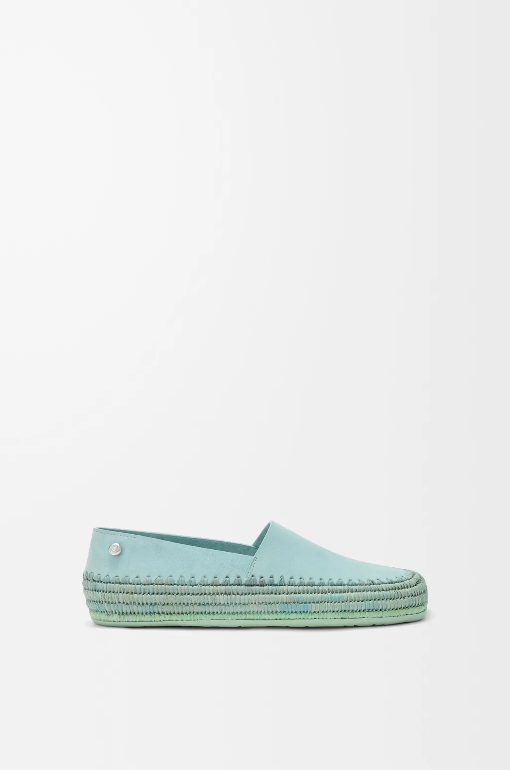 Rio Slipper In Suede And Raffia