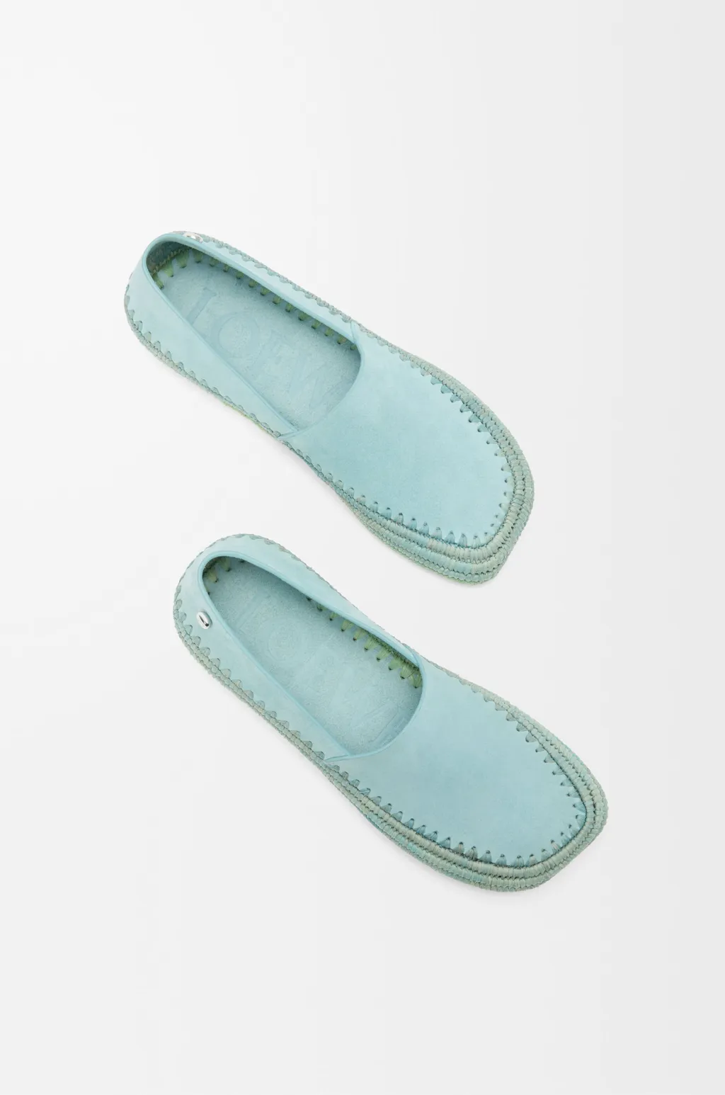 Rio Slipper In Suede And Raffia