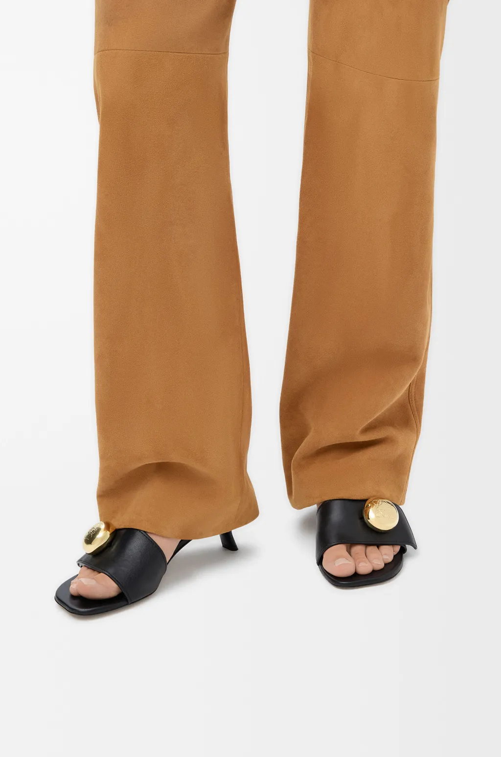 Pebble Slide In Soft Calfskin