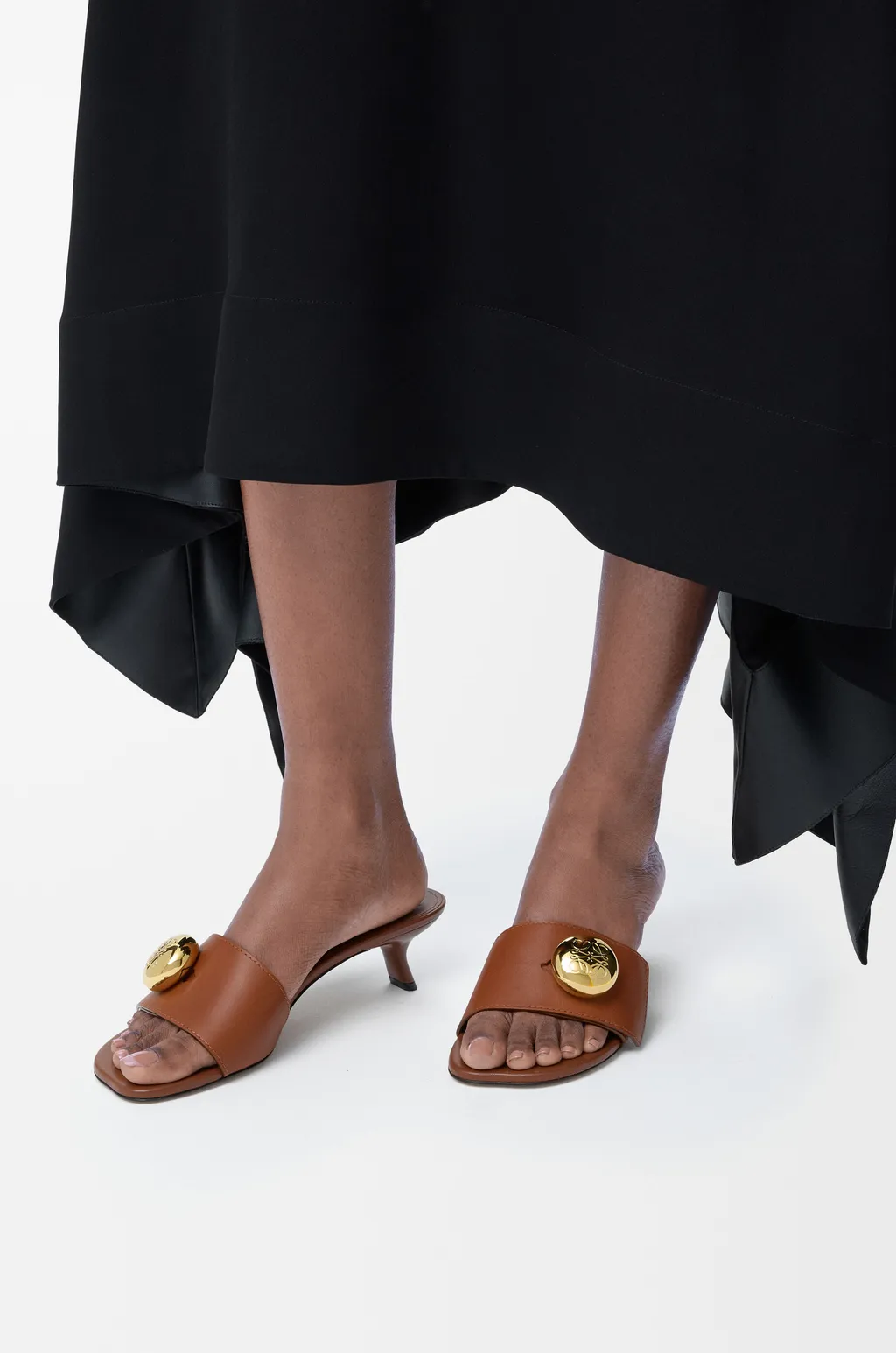 Pebble Slide In Soft Calfskin