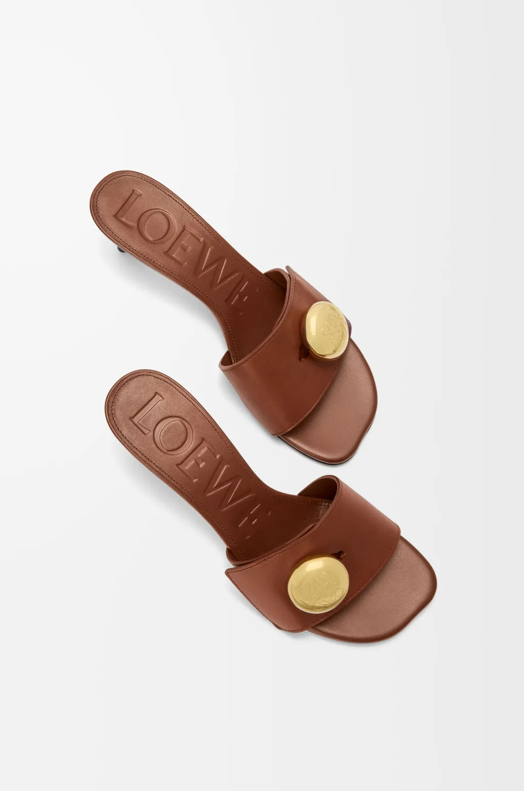 Pebble Slide In Soft Calfskin