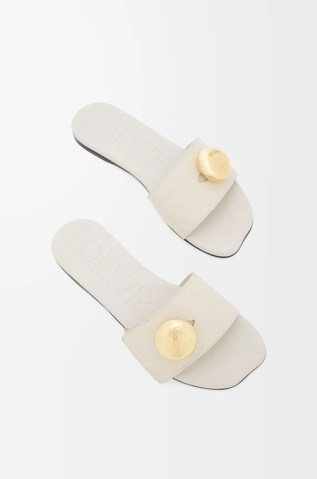 Pebble Slide In Soft Calfskin