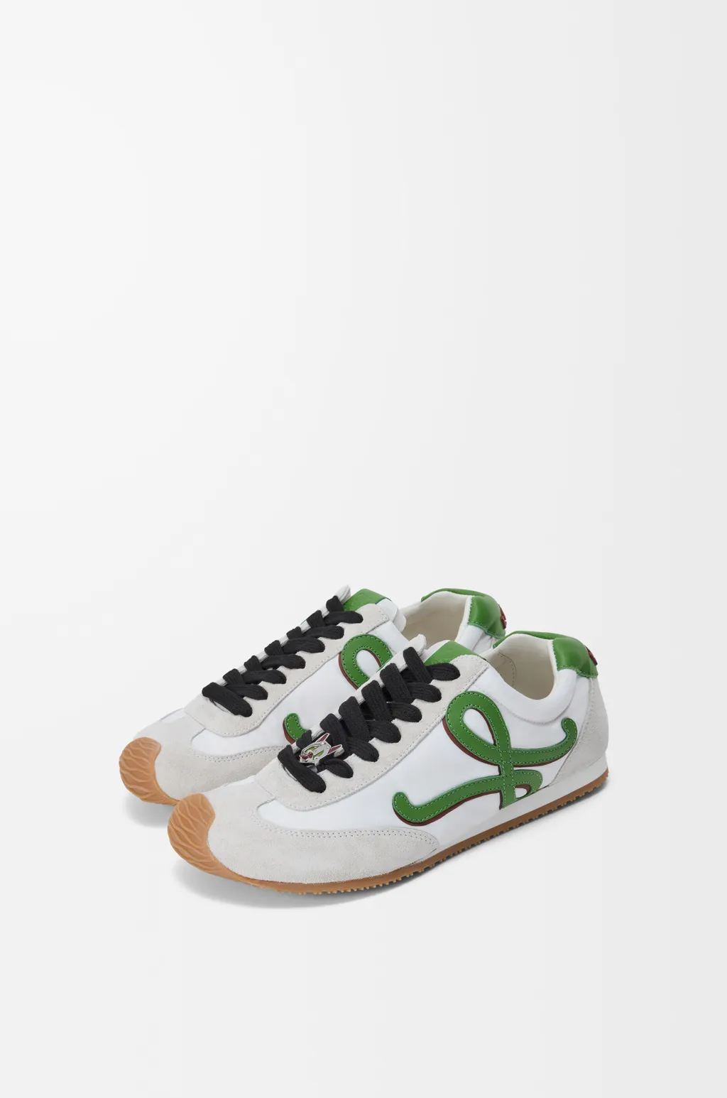 Ballet Runner 2.0 In Nylon And Calfskin