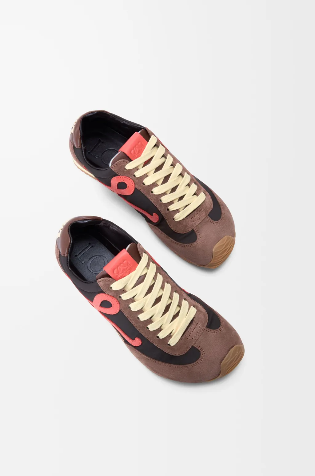 Ballet Runner 2.0 In Nylon And Calfskin