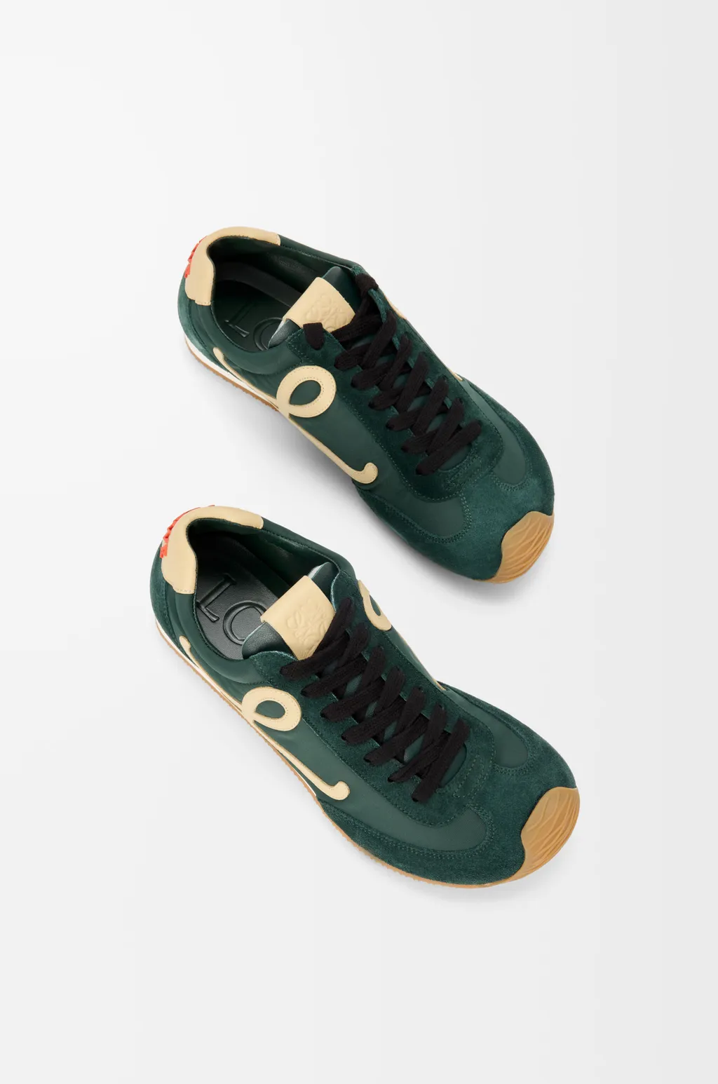 Ballet Runner 2.0 In Nylon And Calfskin