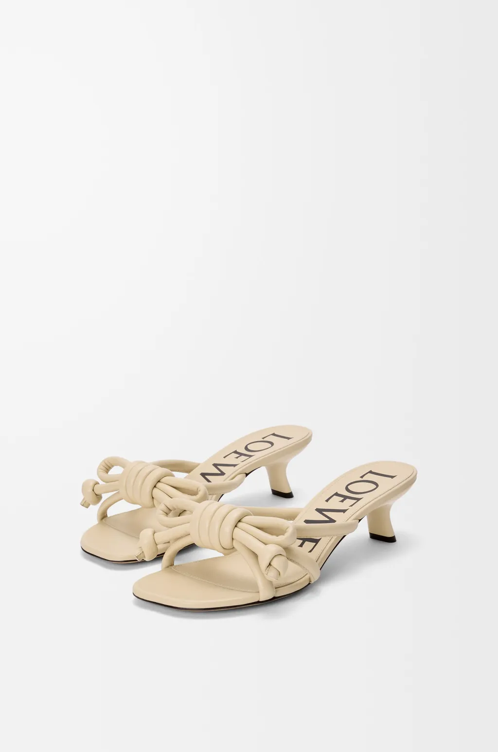 Flamenco Knot Sandal In Lambskin