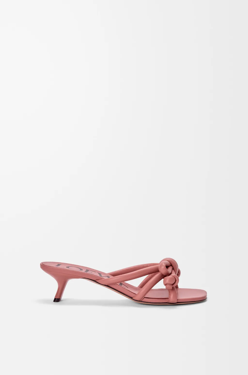 Flamenco Knot Sandal In Lambskin