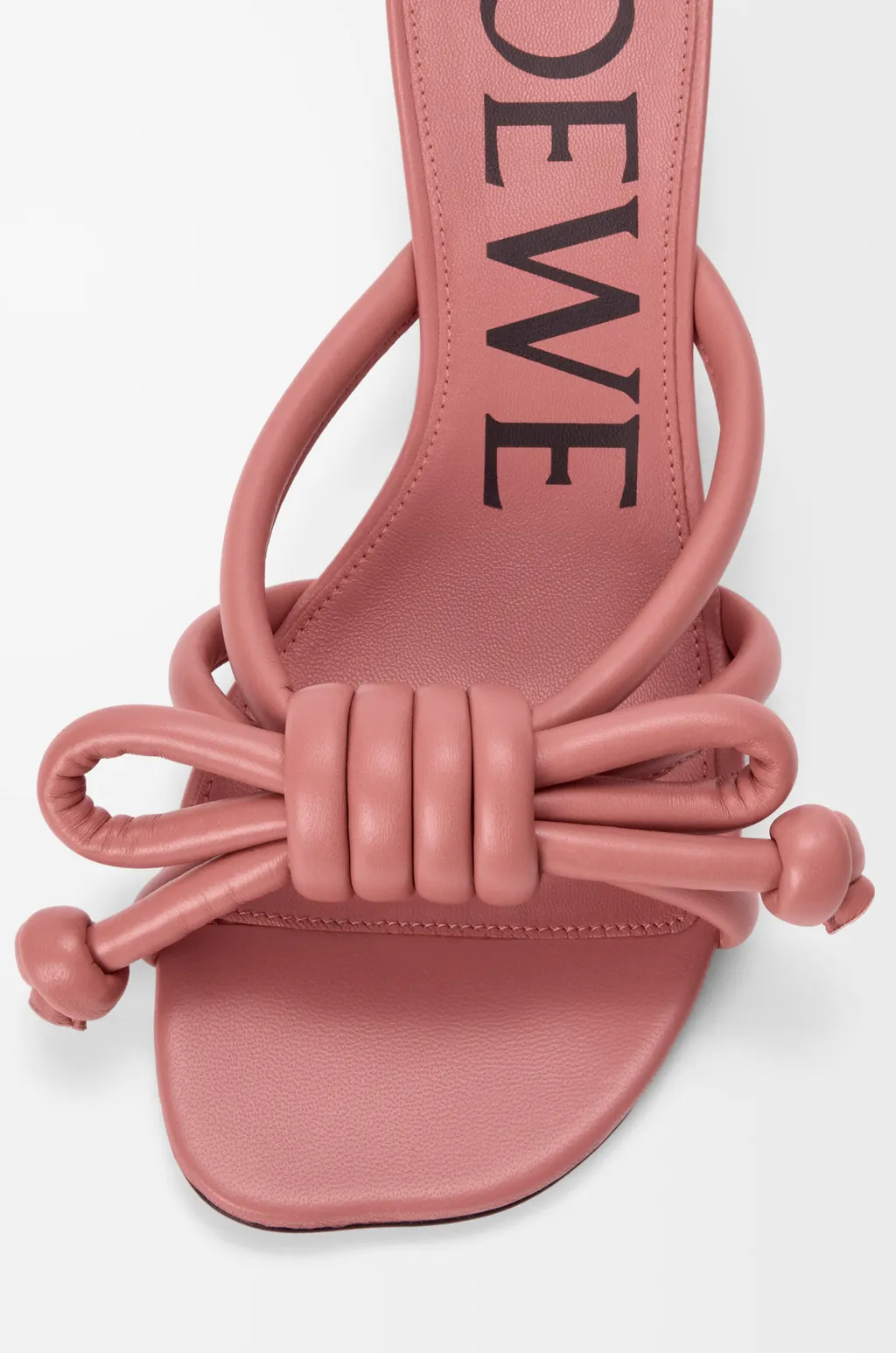 Flamenco Knot Sandal In Lambskin