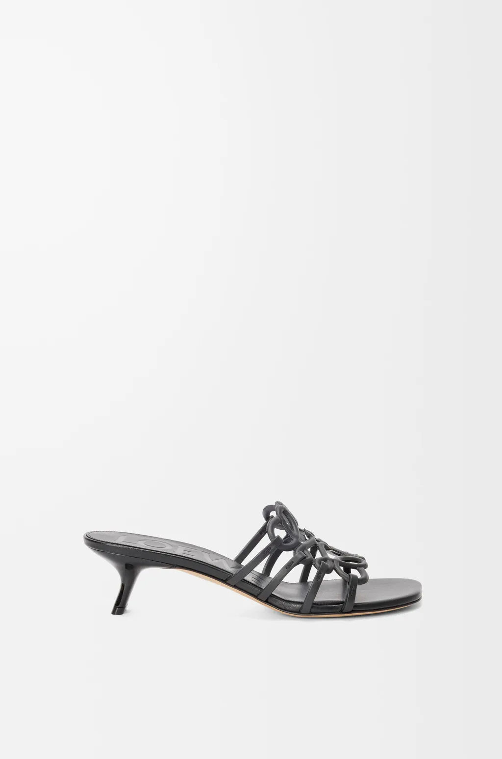 Petal Anagram Slide In Soft Calfskin