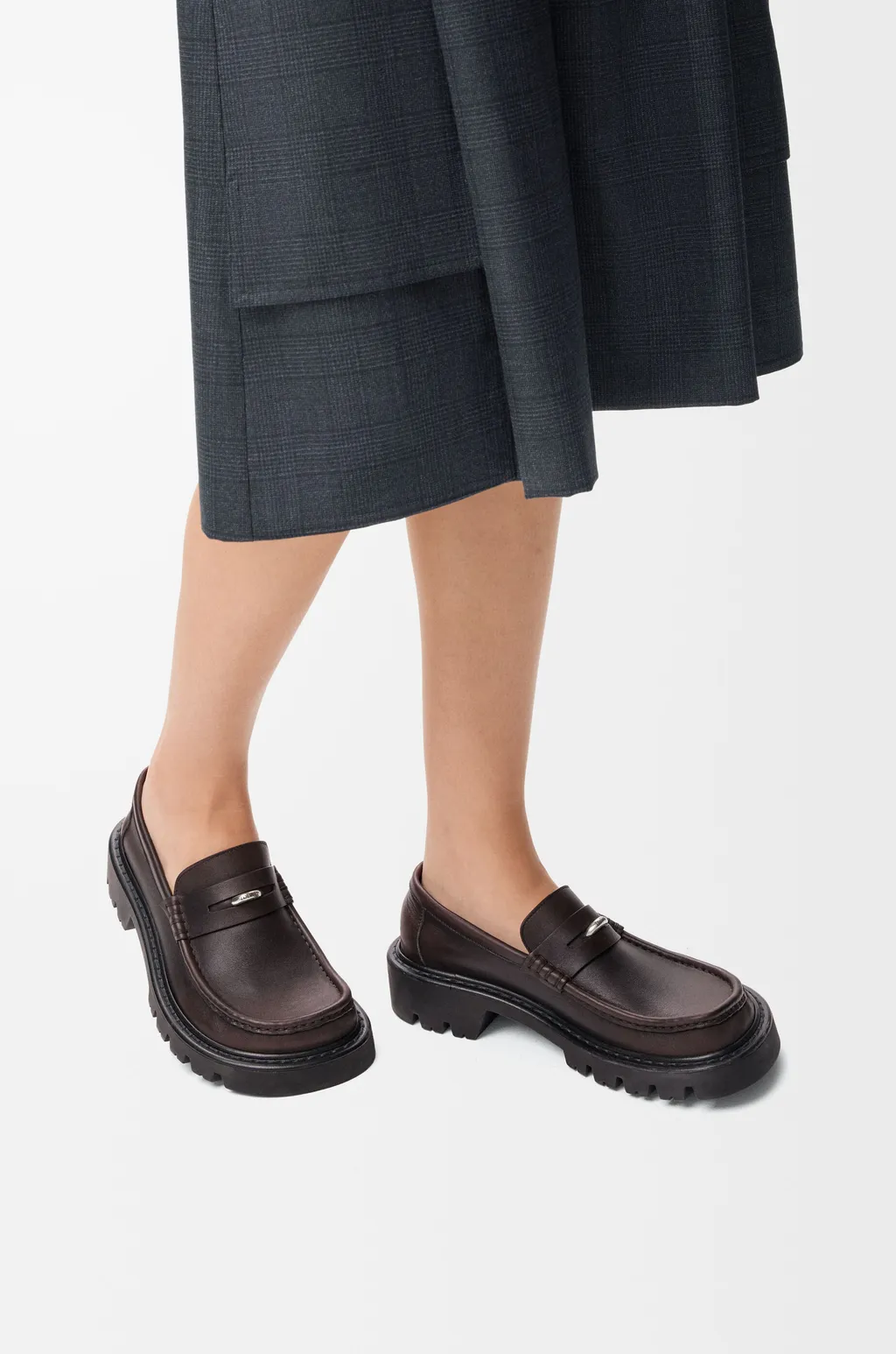 Sierra Loafer In Brushed-Off Calfskin