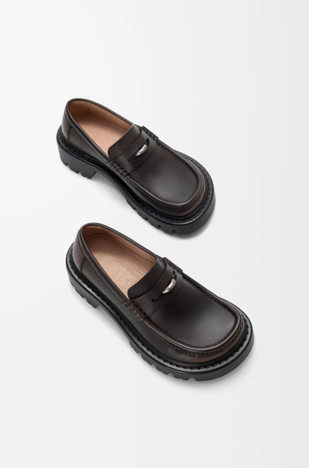 Sierra Loafer In Brushed-Off Calfskin