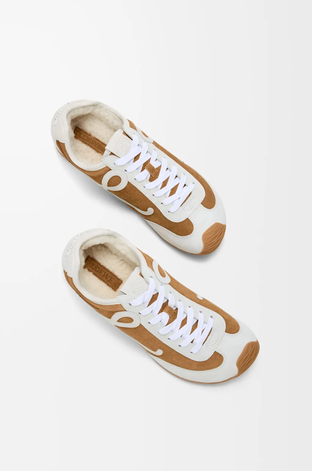 Ballet Runner 2.0 In Suede And Shearling
